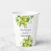 Lemon- en lederen-Vrijgezellenfeesten Papieren Bekers (Achterkant)