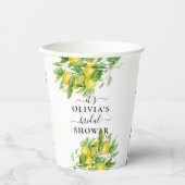 Lemon- en lederen-Vrijgezellenfeesten Papieren Bekers (Voorkant)