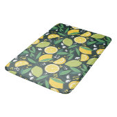 Lemon en Limes Vruchtpatroon in groen en geel Badmat (Gekanteld)