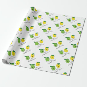 Lemon en Limoen Best Friends BFF Cadeaupapier