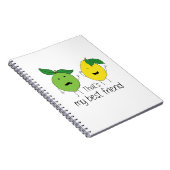 Lemon en Limoen Best Friends BFF Lemon Art Besties Notitieboek (Rechterzijde)