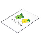 Lemon en Limoen Best Friends BFF Lemon Art Besties Notitieboek (Linkerzijde)