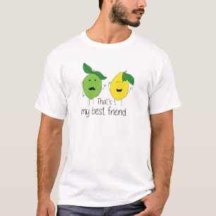 Lemon en Limoen Best Friends BFF Lemon Art Besties T-shirt