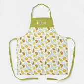 Lemon en Limoen Citrus Fruit Pattern Schort (Voorkant)