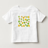 Lemon en Limoen Patroon Kinder Shirts (Voorkant)