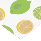 Lemon en Limoen Patroon Korte Tafelloper (Hoek)