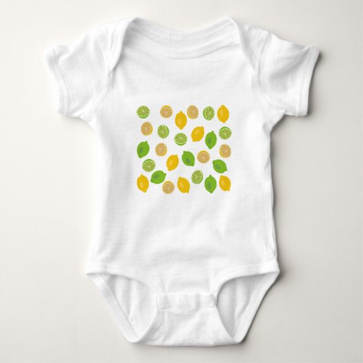 Lemon en Limoen Patroon Romper (Voorkant)