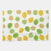 Lemon en Limoen Patroon Theedoek (Horizontaal)