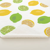 Lemon en Limoen Pattern Kinder Sherpa Deken (3/4)