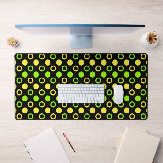 Lemon en Limoen Rings en Polka Dots van STaylor Bureaumat (Kantoor 1)