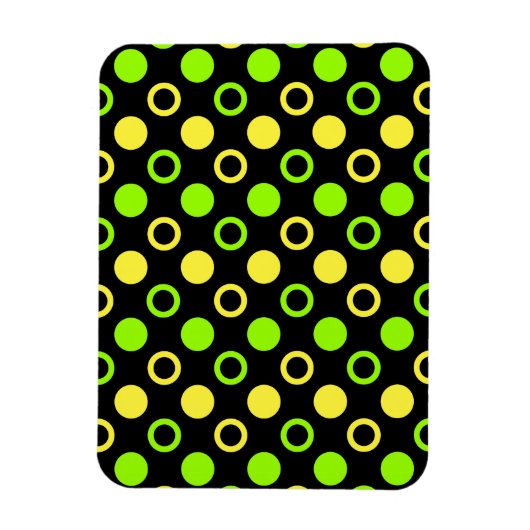 Lemon en Limoen Rings en Polka Dots van STaylor Magneet (Verticaal)