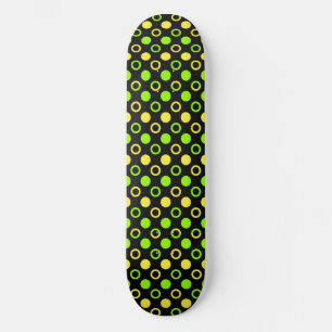Lemon en Limoen Rings en Polka Dots van STaylor Persoonlijk Skateboard