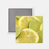 Lemon en Limoen Slices Magneet (Voorkant / Achterkant)