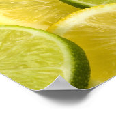 Lemon en Limoen Slices Poster (Hoek)