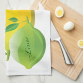 Lemon en Limoen Theedoek (Quarter Fold)