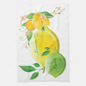 Lemon en Limoen Theedoek (Verticaal)