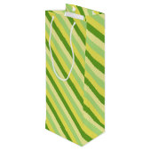 Lemon en Limoen Wijn Cadeautas (Achterkant Gekanteld)