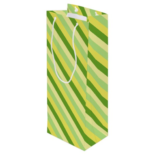 Lemon en Limoen Wijn Cadeautas (Achterkant Gekanteld)