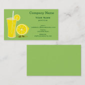 Lemon en limonade visitekaartje (Voorkant / Achterkant)