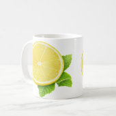 Lemon en munt koffiemok (Voorkant links)