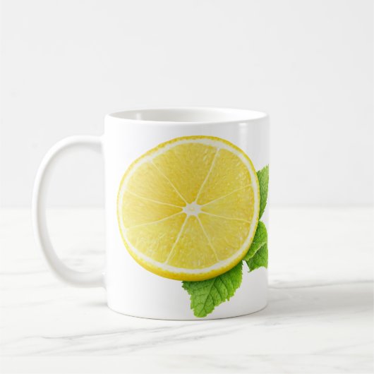 Lemon en munt koffiemok (Links)
