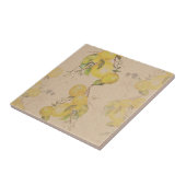 Lemon en olijfkeramische Tegel Tegeltje (Zijkant)