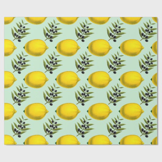 Lemon en olives Forever Cadeaupapier (Vlak)