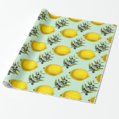 Lemon en olives Forever Cadeaupapier (Uitgerold)