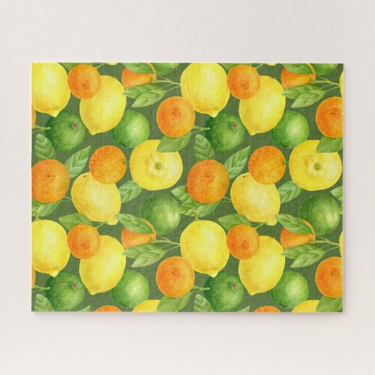 Lemon en Oranje Citrus Grove Legpuzzel (Horizontaal)