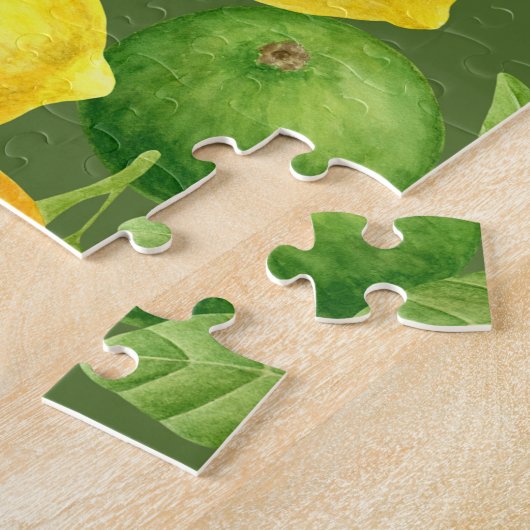 Lemon en Oranje Citrus Grove Legpuzzel (Zijkant)