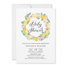 Lemon en Roze Roze Vrijgezellenfeest Uitnodigen