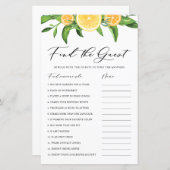 Lemon en Sinaasappel Zoek het gamen van het gastVr (Voorkant / Achterkant)