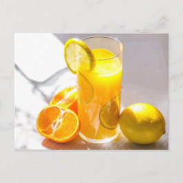Lemon en Sinaasappels Fotografie op fruit Briefkaart