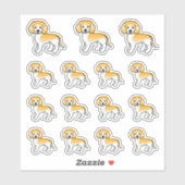 Lemon en White Beagle Cute Dogs Sticker (Vel)