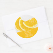 Lemon Facial Mask Label (Envelop)