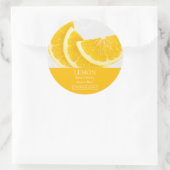 Lemon Facial Mask Label (Tas)