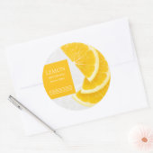Lemon Facial Mask Label (Envelop)