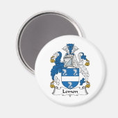 Lemon Family Crest Magneet (Voorkant / Achterkant)
