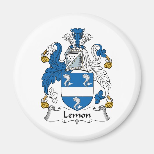 Lemon Family Crest Magneet (Voorkant)
