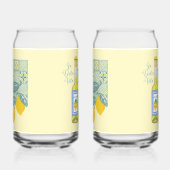 Lemon Farm Retro Blikvorm Glas (Links)