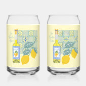 Lemon Farm Retro Blikvorm Glas (Achterkant)