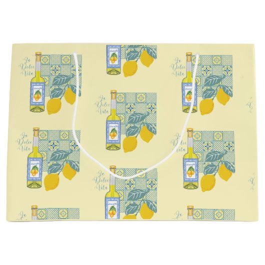 Lemon Farm Retro Groot Cadeauzakje (Voorkant)
