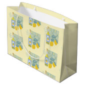 Lemon Farm Retro Groot Cadeauzakje (Achterkant Gekanteld)