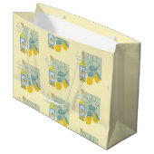 Lemon Farm Retro Groot Cadeauzakje (Voorkant Gekanteld)