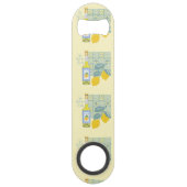 Lemon Farm Retro Speed Flessenopener (Achterkant)