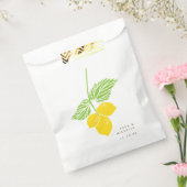 Lemon Favor Bag, bruiloft, douchebeugel Bedankzakje (Gezegeld)