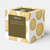 Lemon Favor Doos (Product Doos) Bedankdoosjes (Achterkant)