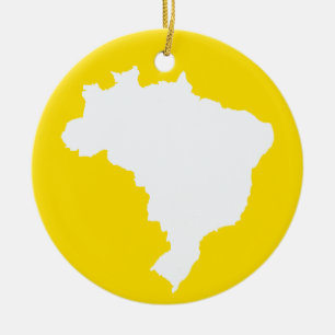 Lemon Festive Brazilië op Emporio Moffa Keramisch Ornament