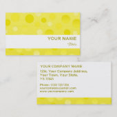 Lemon Fizz-visitekaartje witte streep Visitekaartje (Voorkant / Achterkant)
