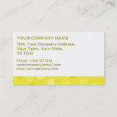 Lemon Fizz-visitekaartje witte streep Visitekaartje (Achterkant)